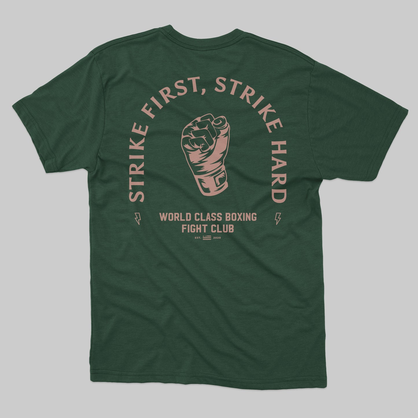 Strike First, Strike Hard | Organic Tee